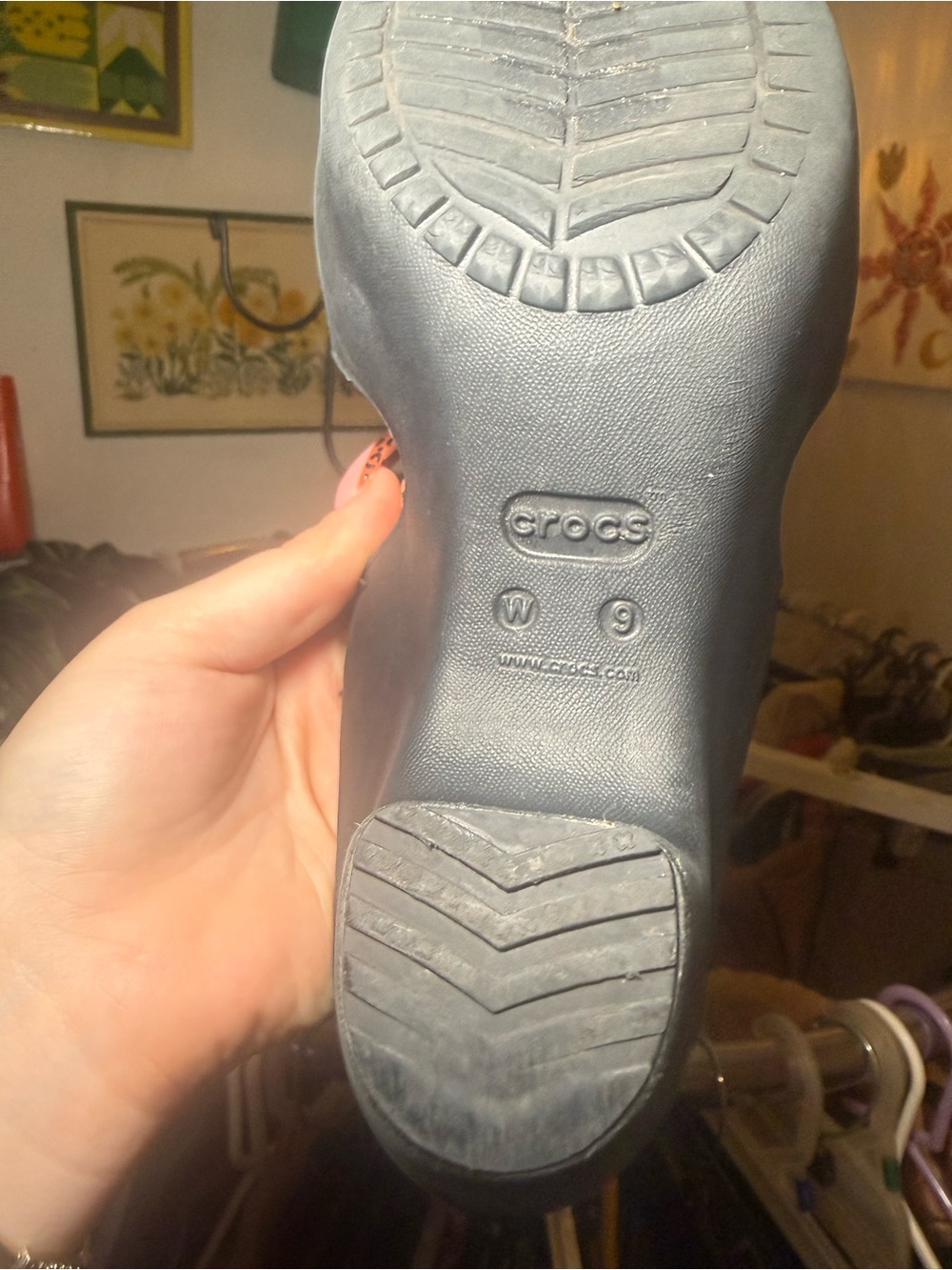 CROCS Cyprus V Heels Womens Size 9 Black - Picture 12 of 15